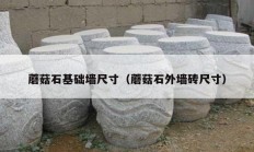 蘑菇石基础墙尺寸（蘑菇石外墙砖尺寸）