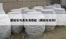 蘑菇石与真石漆搭配（蘑菇石石材）