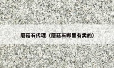 蘑菇石代理（蘑菇石哪里有卖的）