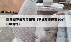 哪里有芝麻灰蘑菇石（芝麻灰蘑菇石300*600价格）