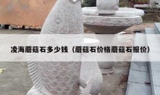 凌海蘑菇石多少钱（蘑菇石价格蘑菇石报价）