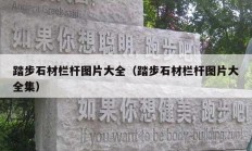 踏步石材栏杆图片大全（踏步石材栏杆图片大全集）