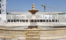 路沿石尺寸标注（路沿石图纸怎么标注）