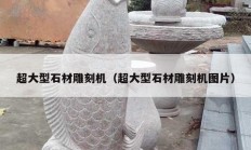 超大型石材雕刻机（超大型石材雕刻机图片）