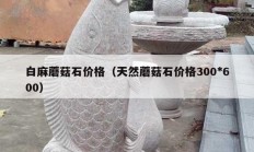 白麻蘑菇石价格（天然蘑菇石价格300*600）