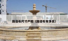 路沿石尺寸产地（路沿石有多高）