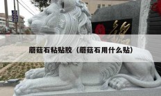 蘑菇石粘贴胶（蘑菇石用什么贴）