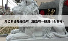 路边石还是路沿石（路沿石一般用什么石材）