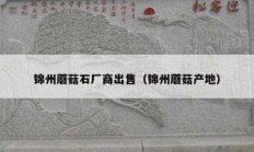 锦州蘑菇石厂商出售（锦州蘑菇产地）