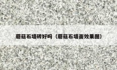 蘑菇石墙砖好吗（蘑菇石墙面效果图）