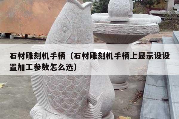 石材雕刻机手柄(石材雕刻机手柄上显示设设置加工参数怎么选)