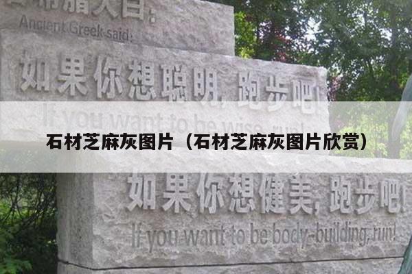 石材芝麻灰图片(石材芝麻灰图片欣赏)