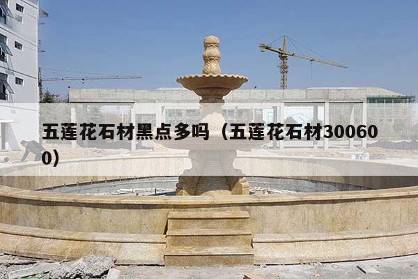 五莲花石材黑点多吗(五莲花石材300600)