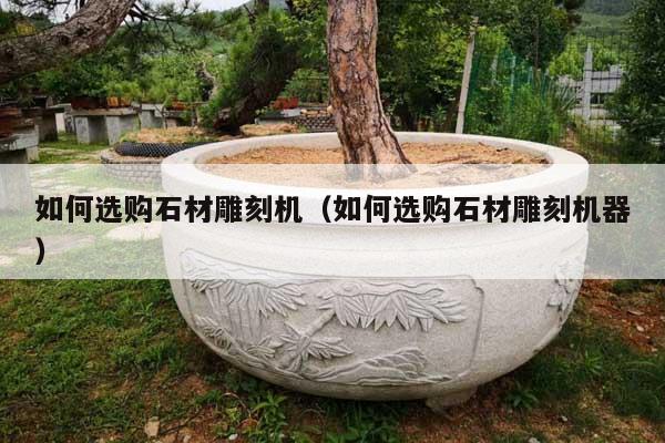 如何选购石材雕刻机(如何选购石材雕刻机器)