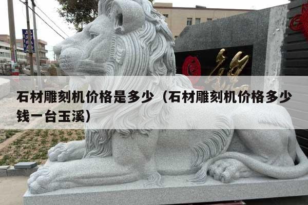 石材雕刻机价格是多少(石材雕刻机价格多少钱一台玉溪)