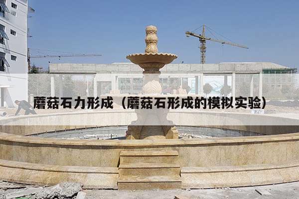 蘑菇石力形成(蘑菇石形成的模拟实验)