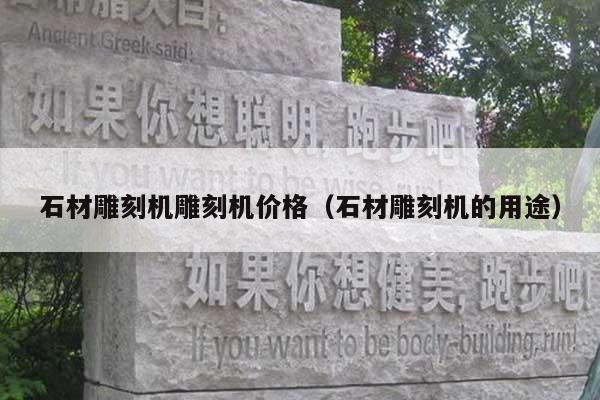 石材雕刻机雕刻机价格(石材雕刻机的用途)