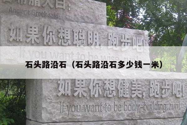 石头路沿石(石头路沿石多少钱一米)