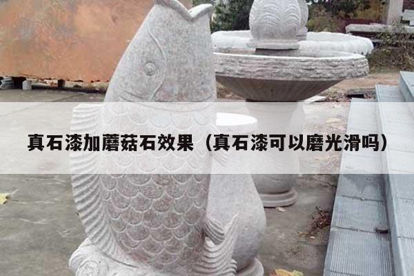 真石漆加蘑菇石效果(真石漆可以磨光滑吗)