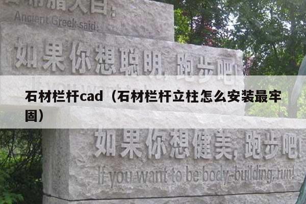 石材栏杆cad(石材栏杆立柱怎么安装最牢固)
